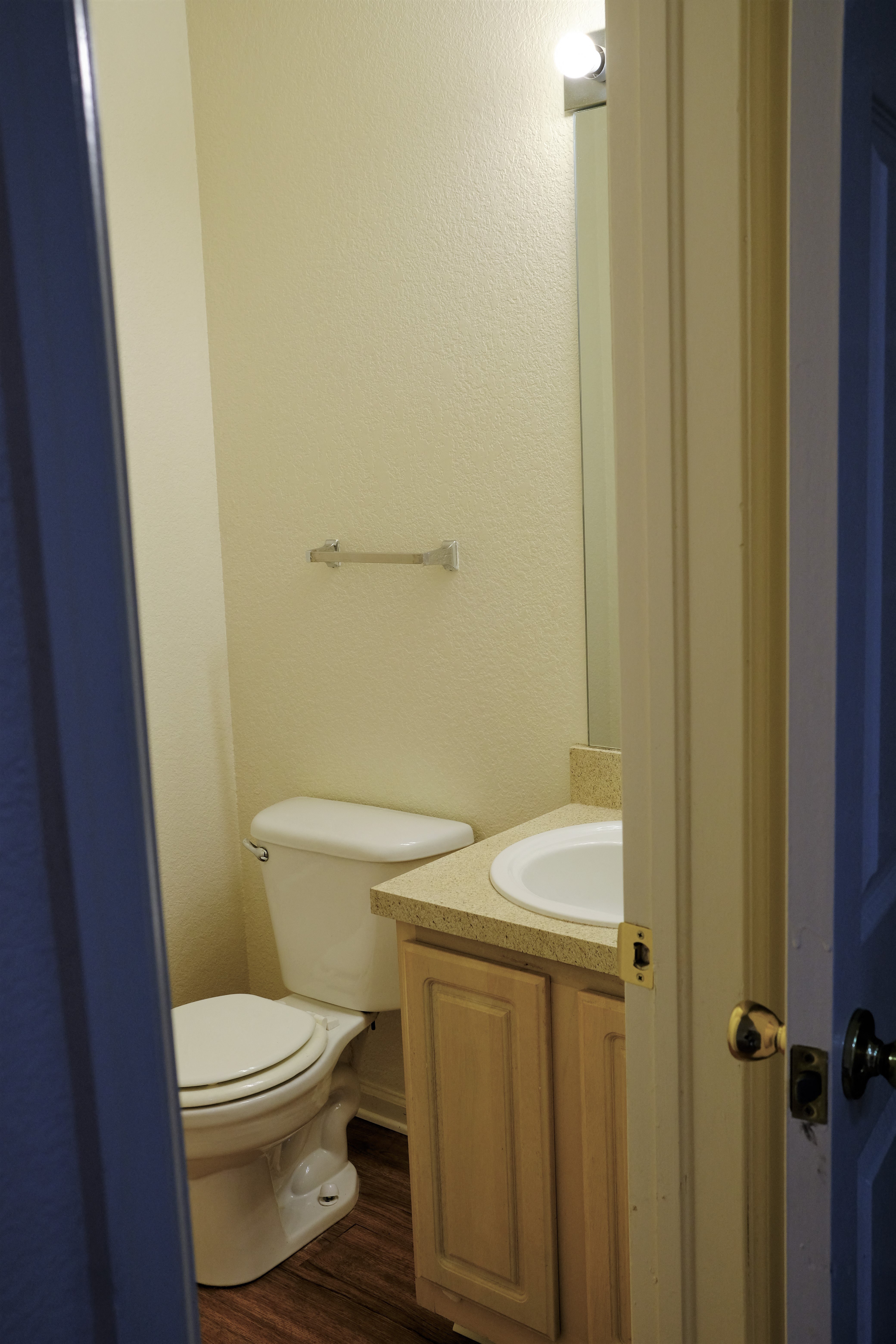 Half bathroom on main floor